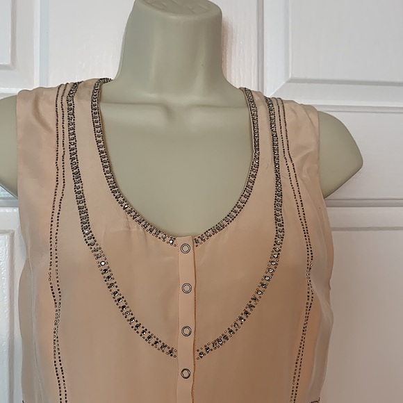 Theory Blush Silk Dress Size 4 - Picture 3 of 6